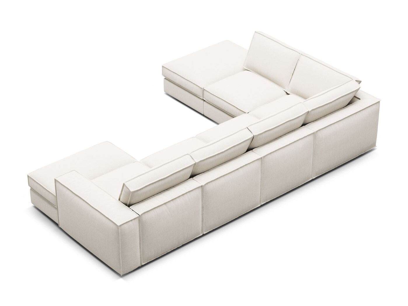 Colțar modular Dalodei 114 (Babel White)