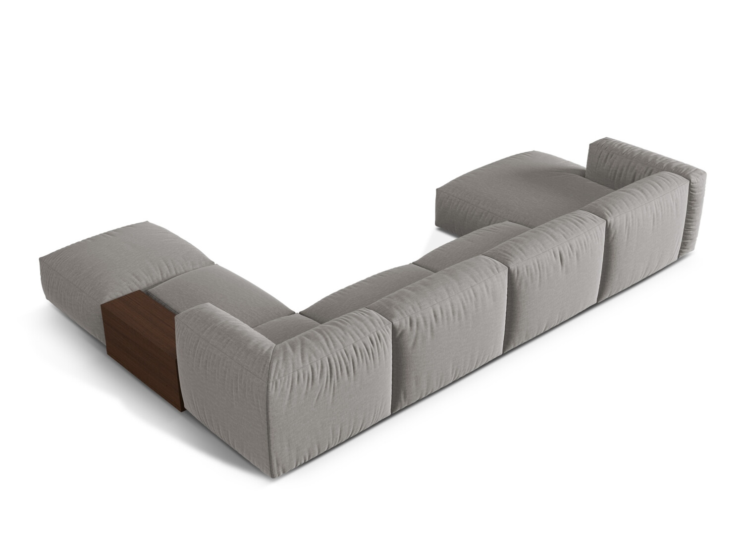 Colțar modular Sorcoro 124 (Boston Light Grey)