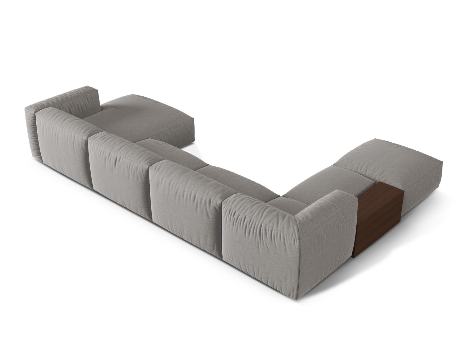 Colțar modular Sorcoro 124 (Boston Light Grey)