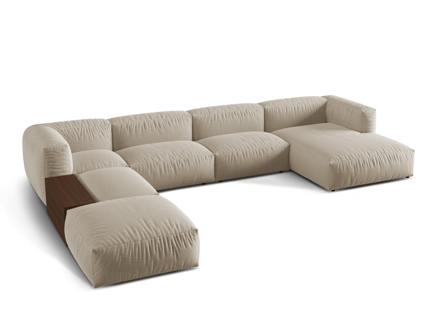 Colțar modular Sorcoro 124 (Boston Toffee)