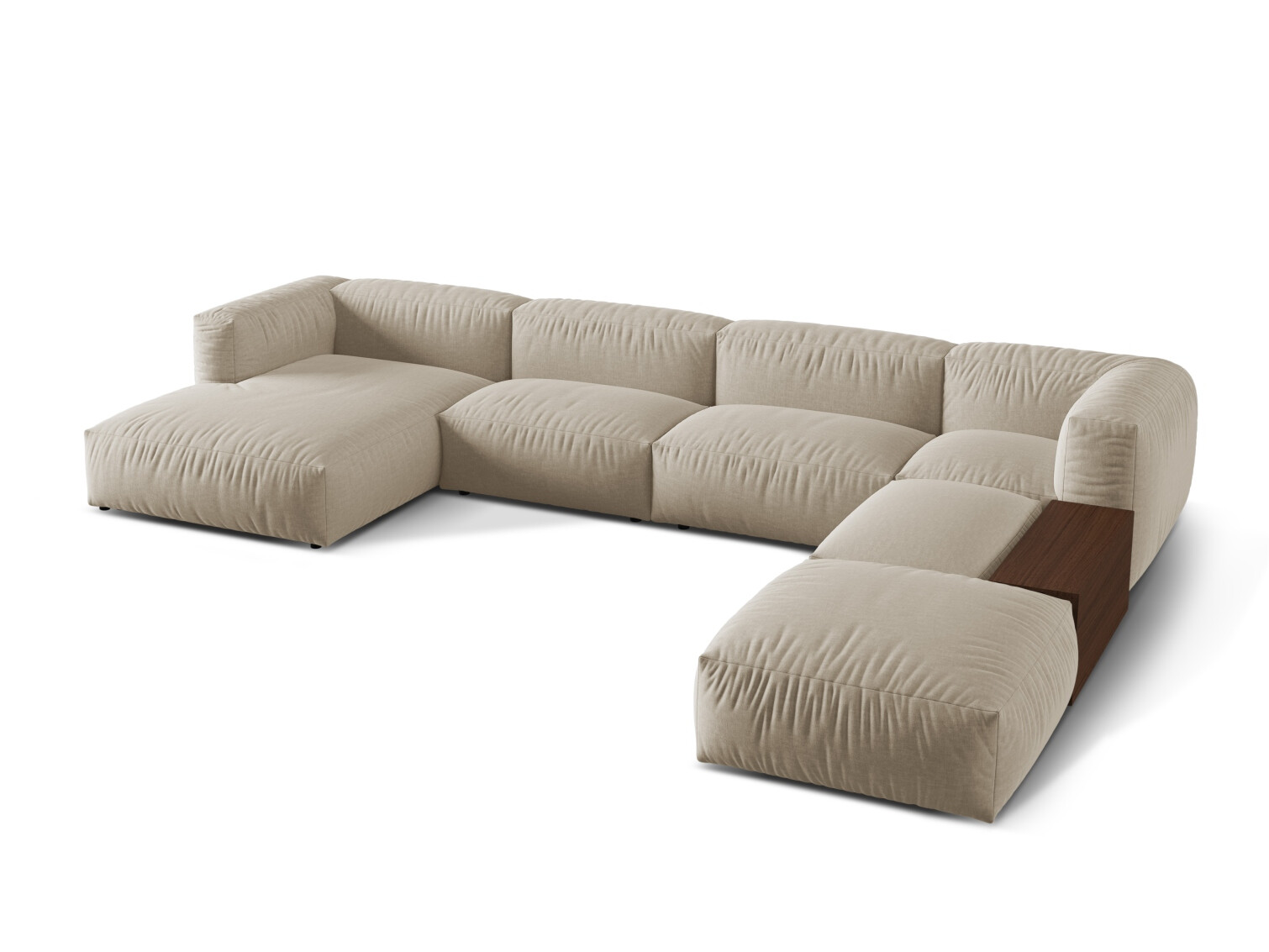 Colțar modular Sorcoro 124 (Boston Toffee)