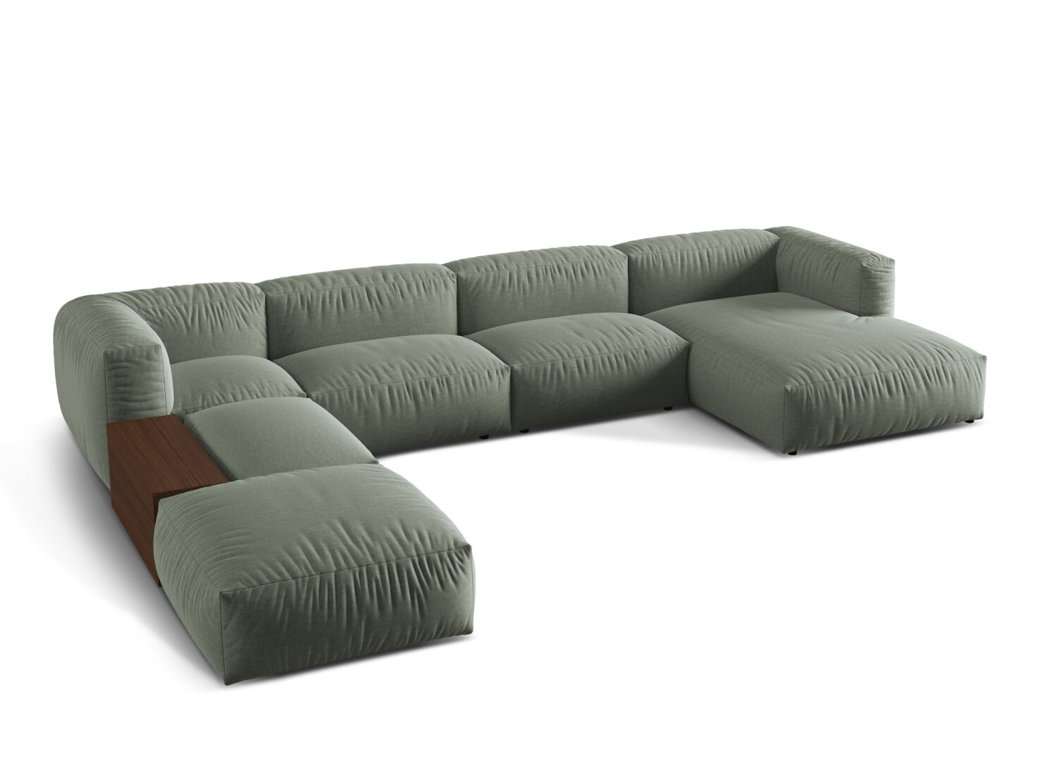 Colțar modular Sorcoro 124 (Boston Water Green)
