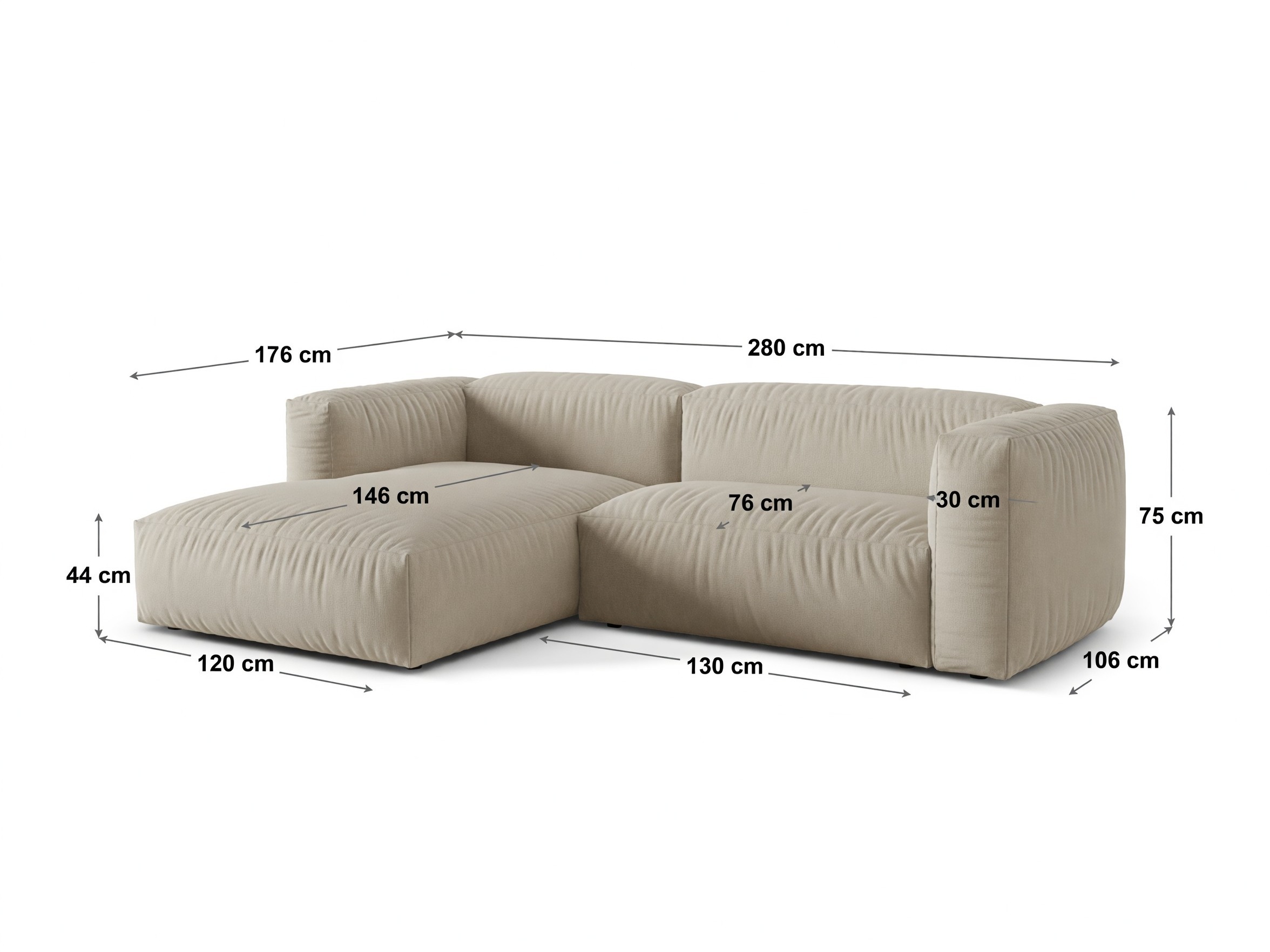 Colțar modular Sorcoro 122 (Tilia 37)