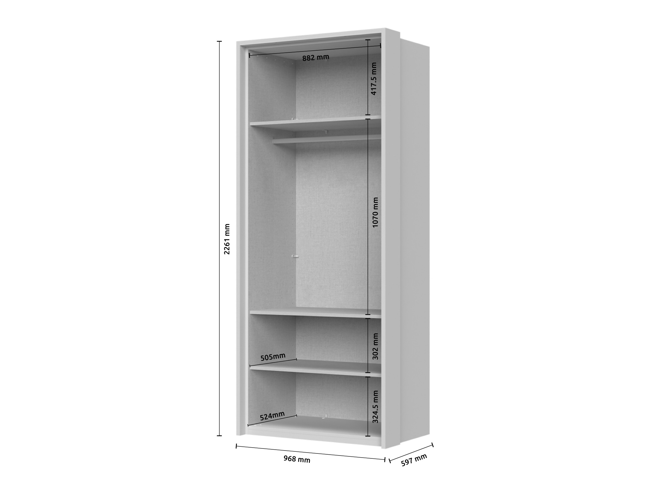 Dulap Mirelme 140