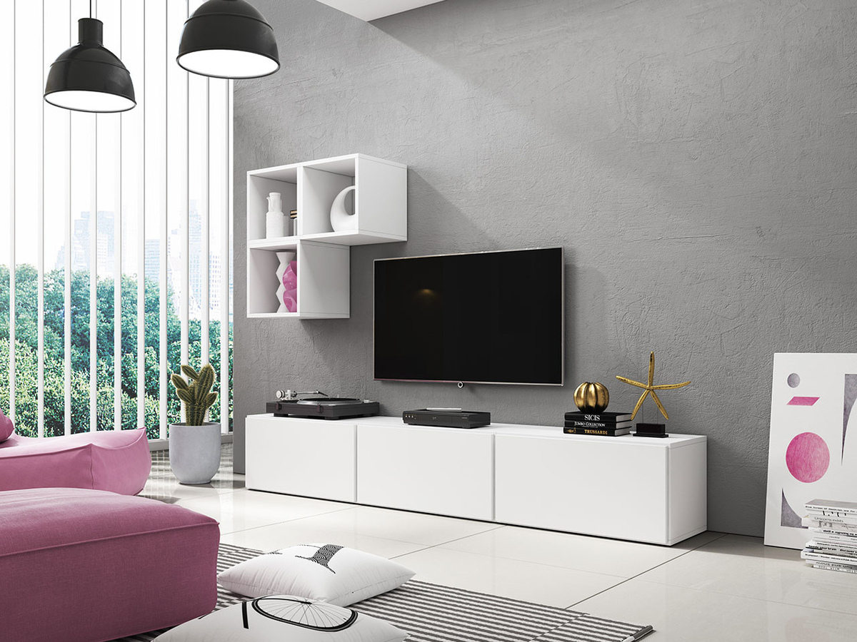 Comodă TV Corbele 102 (Alb)