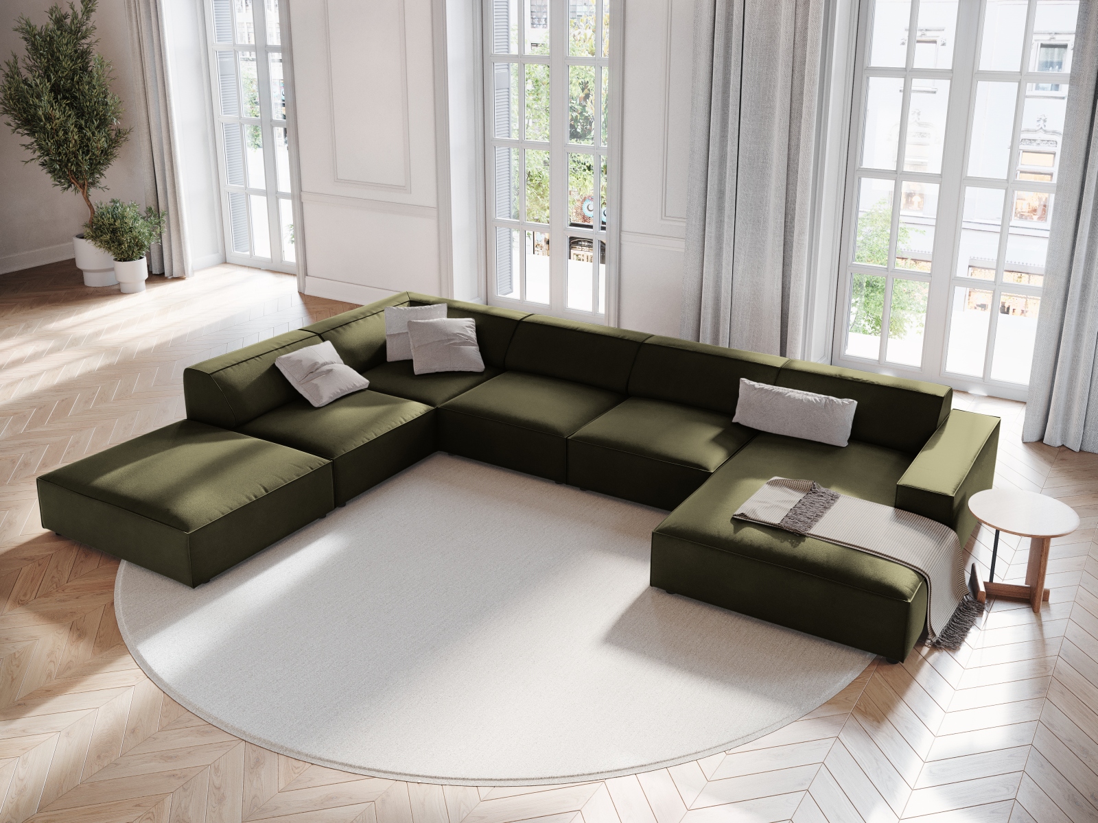 Colțar modular Lomcalu 123 (Bluvel 77)