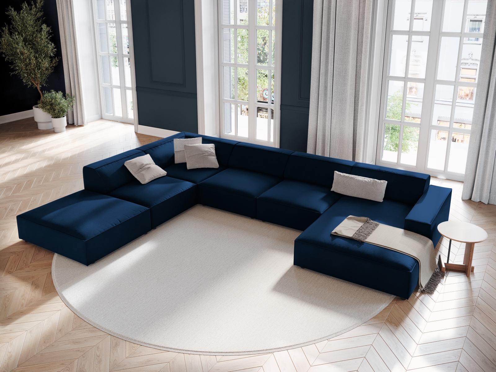 Colțar modular Lomcalu 123 (Bluvel 86)