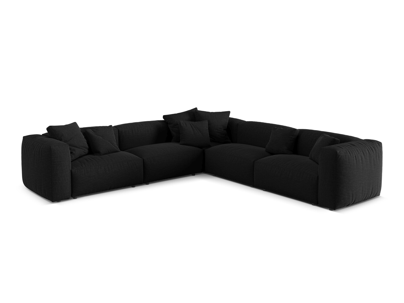 Colțar modular Sorcoro 130 (Boston Black)