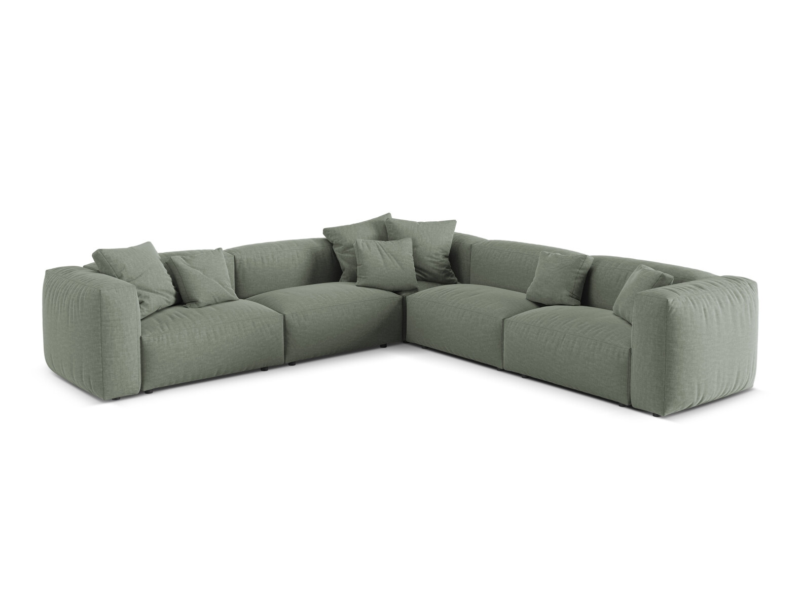Colțar modular Sorcoro 130 (Boston Water Green)