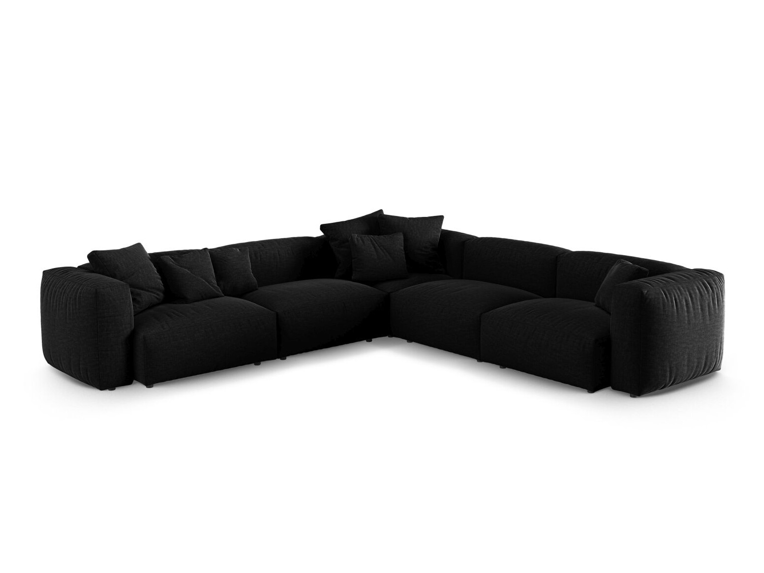 Colțar modular Sorcoro 131 (Boston Black)