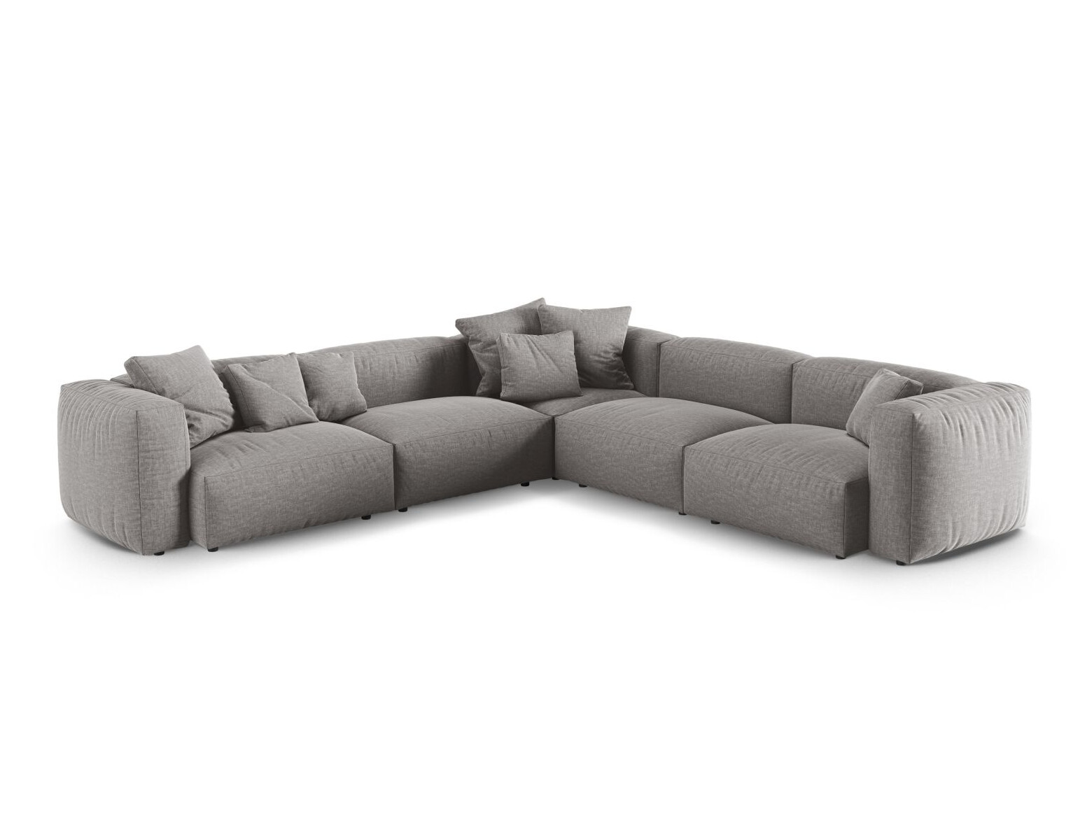 Colțar modular Sorcoro 131 (Boston Light Grey)