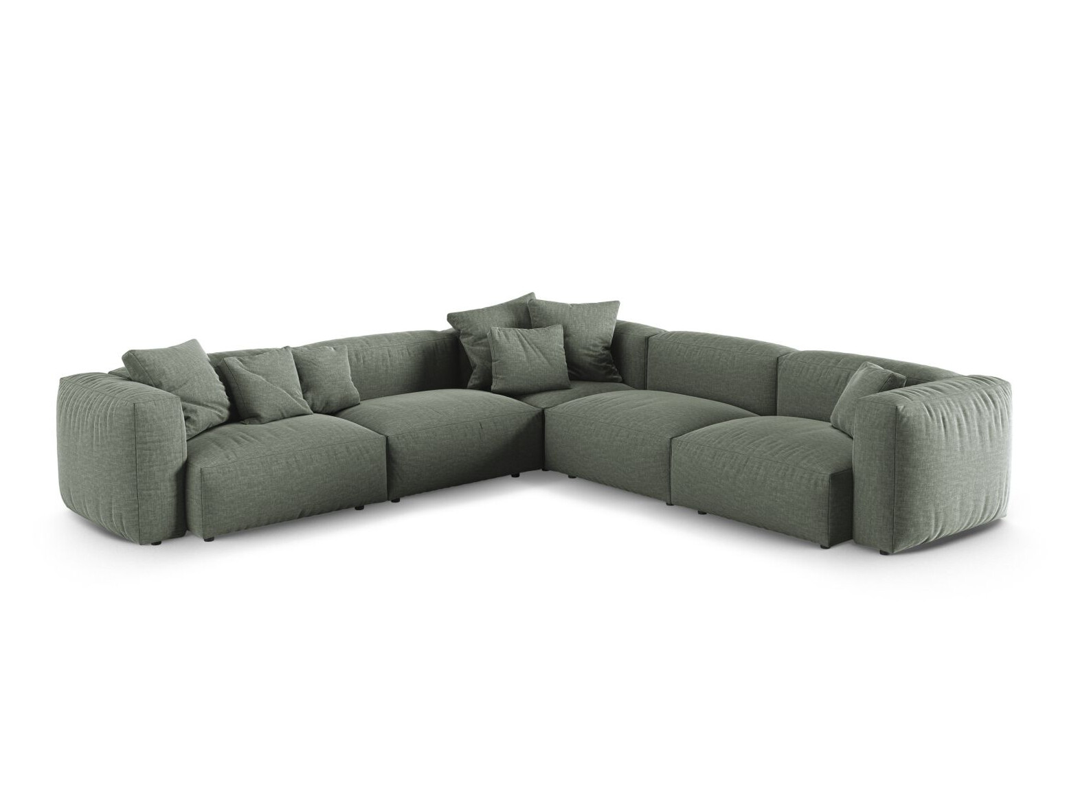 Colțar modular Sorcoro 131 (Boston Water Green)