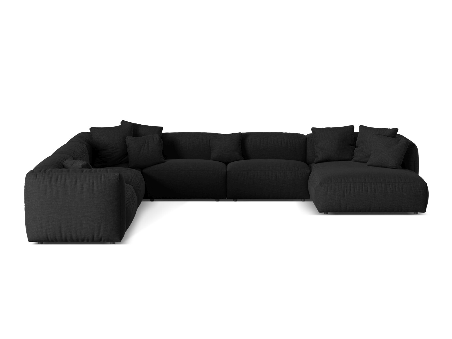 Colțar modular Sorcoro 132 (Boston Black)