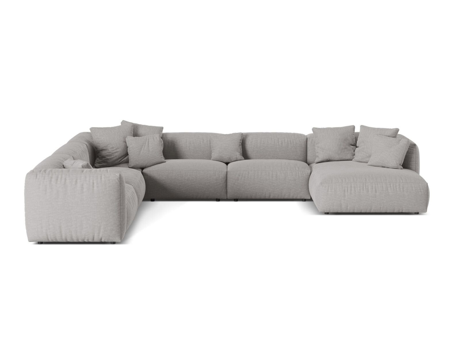 Colțar modular Sorcoro 132 (Boston Light Grey)