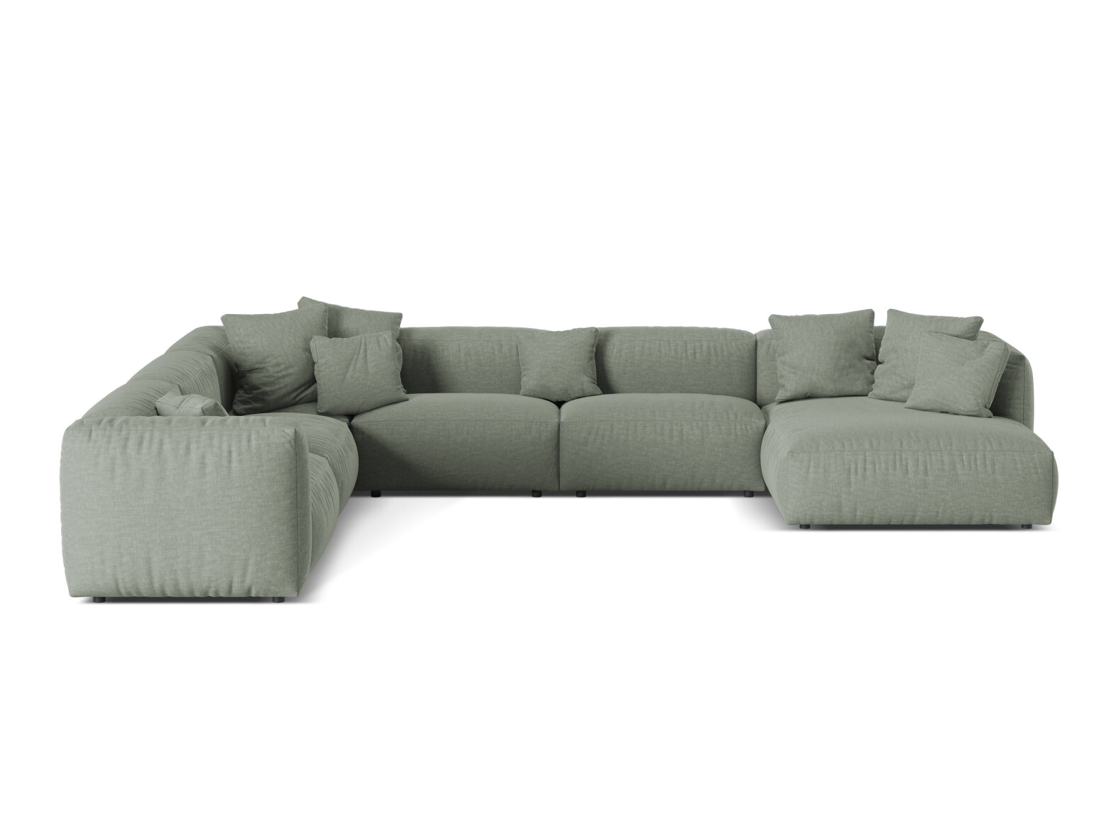 Colțar modular Sorcoro 132 (Boston Water Green)