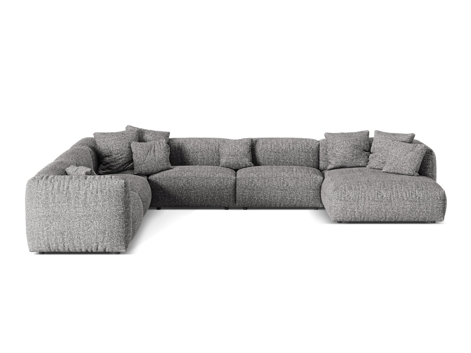 Colțar modular Sorcoro 132 (Monet Graphite)