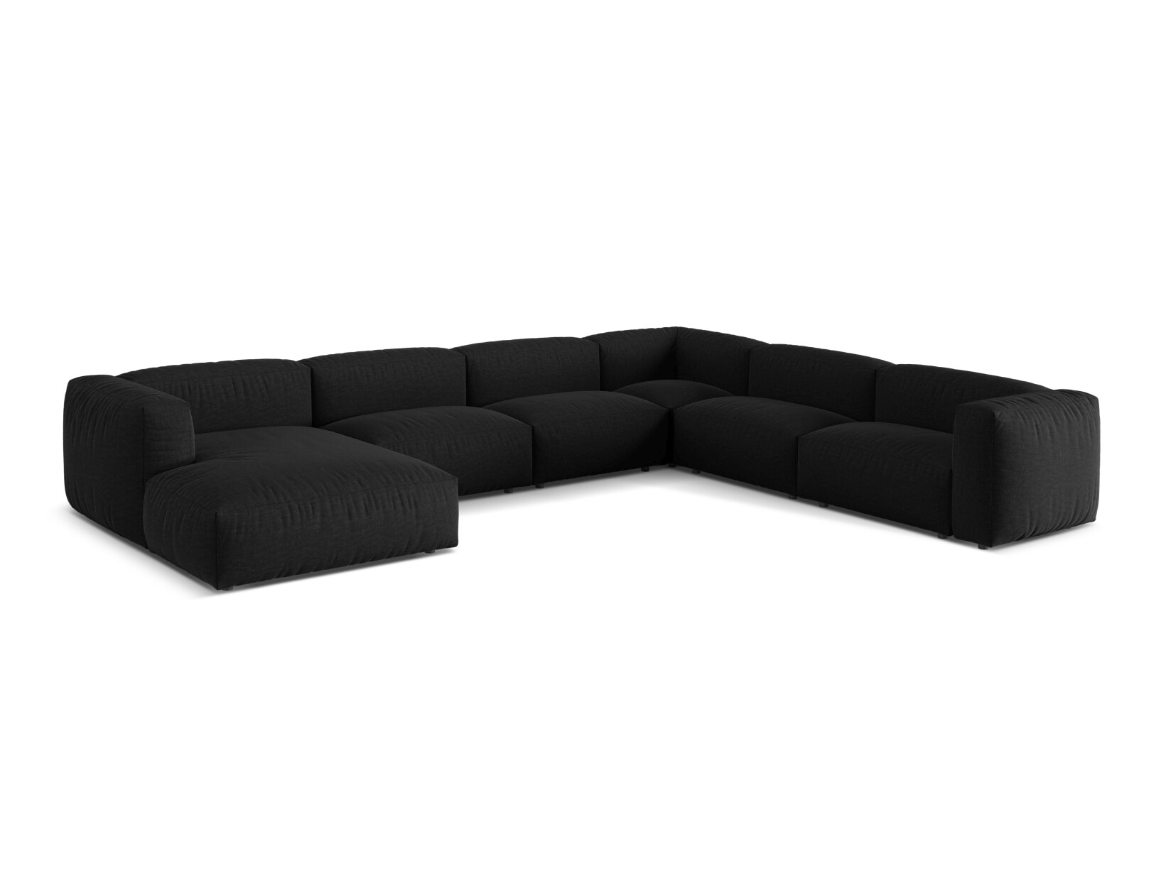Colțar modular Sorcoro 132 (Boston Black)