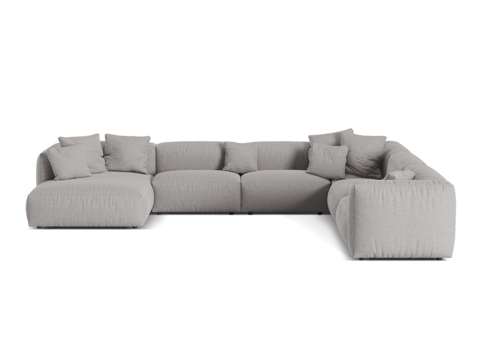 Colțar modular Sorcoro 132 (Boston Light Grey)