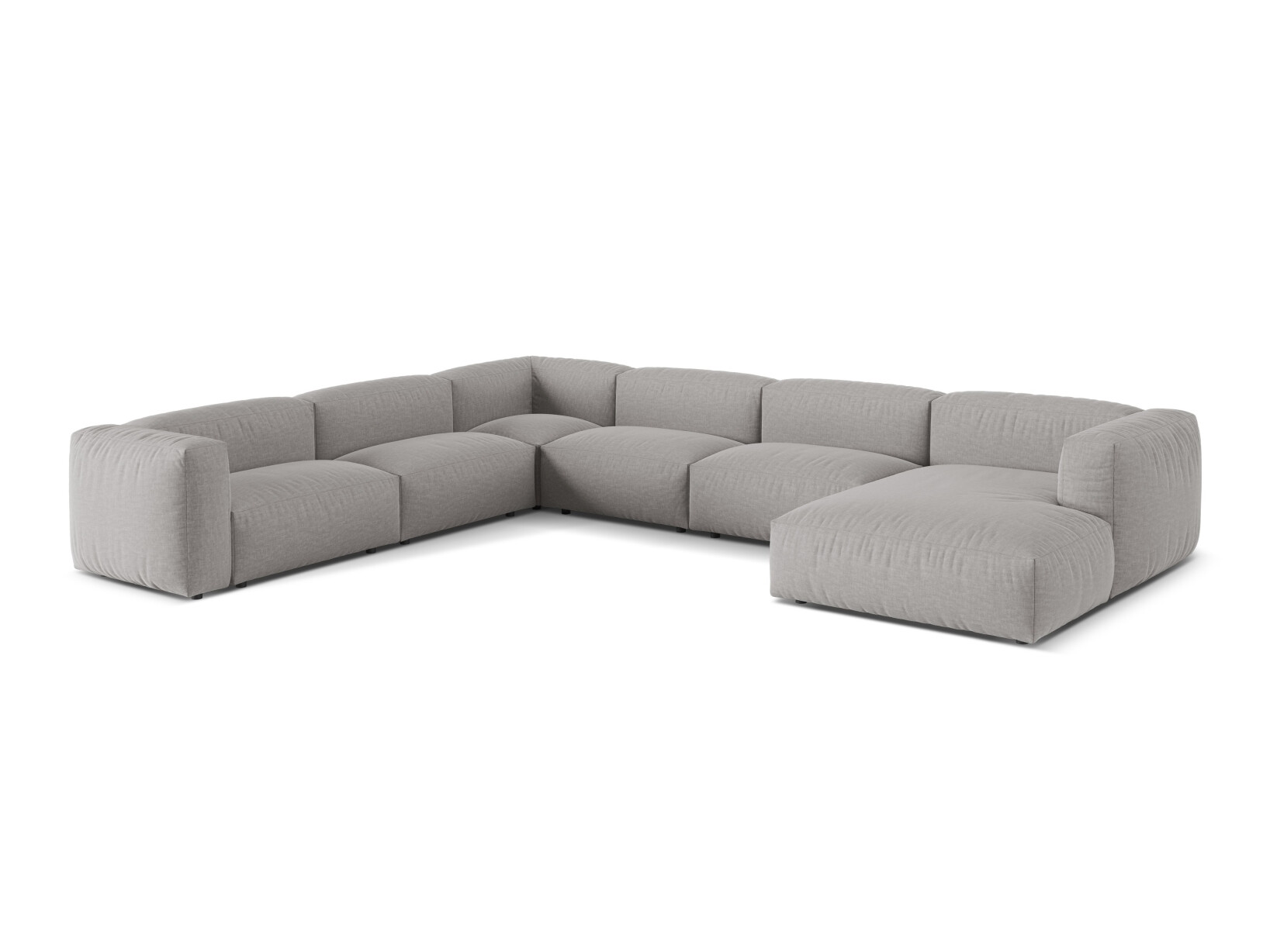 Colțar modular Sorcoro 132 (Boston Light Grey)
