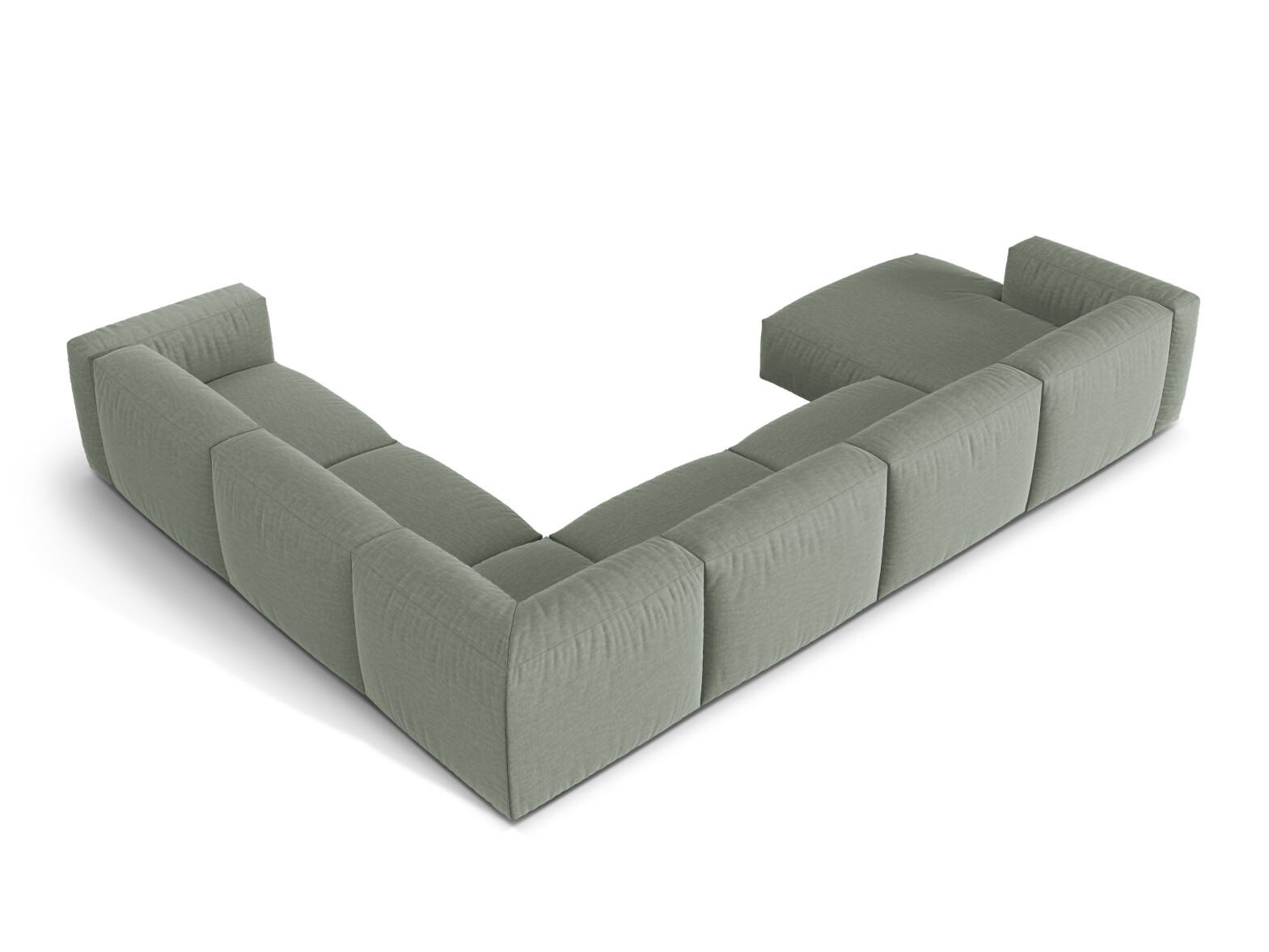 Colțar modular Sorcoro 132 (Boston Water Green)
