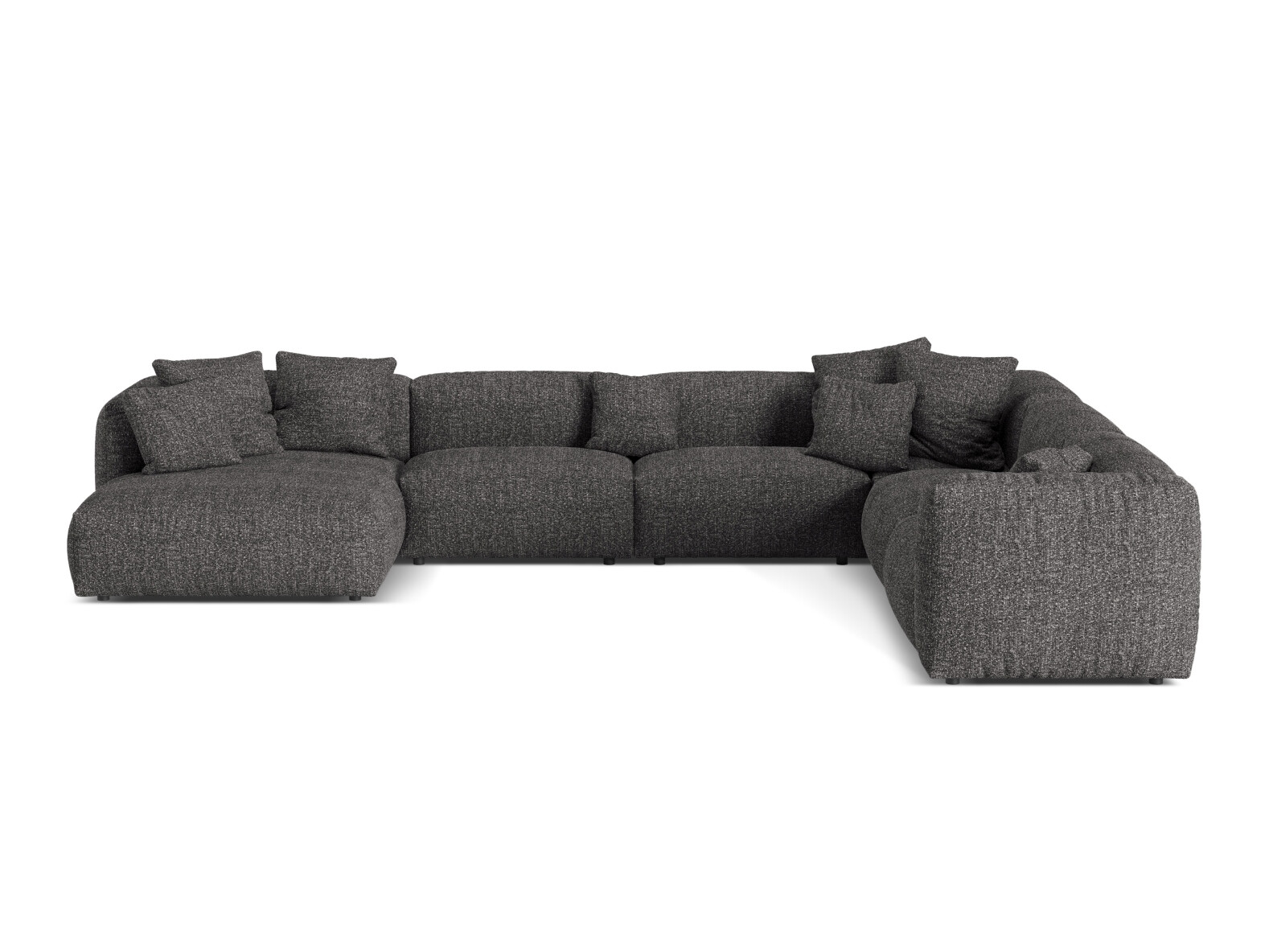 Colțar modular Sorcoro 132 (Monet Anthracite)