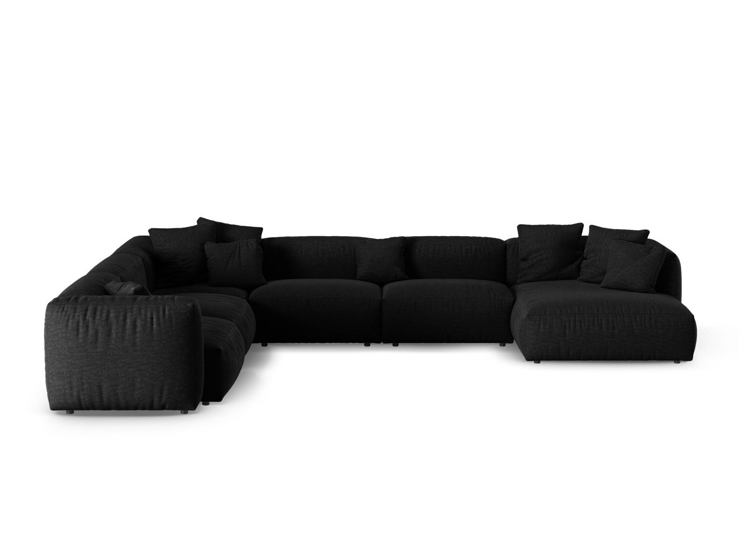 Colțar modular Sorcoro 133 (Boston Black)