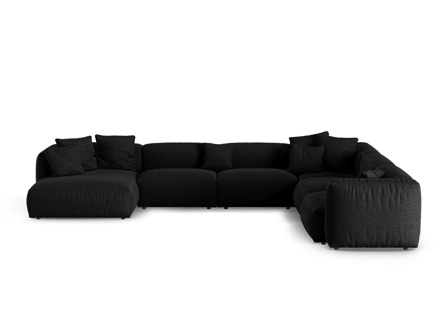 Colțar modular Sorcoro 133 (Boston Black)