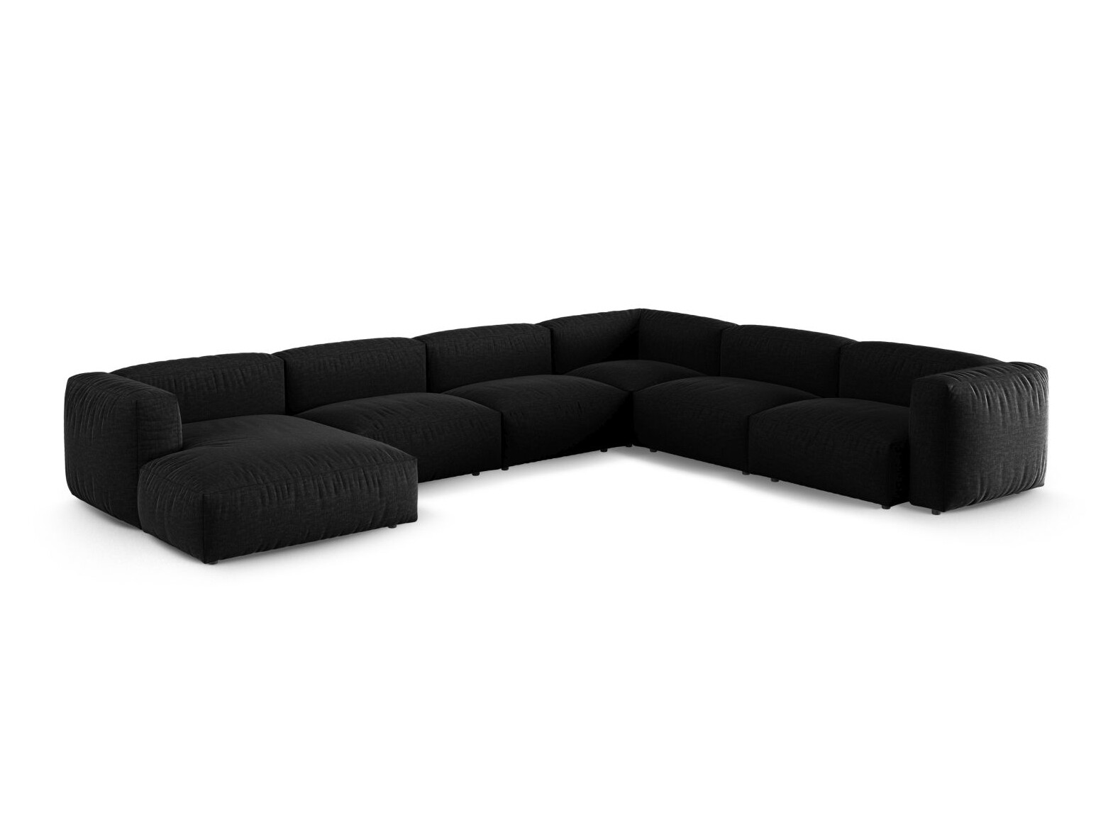 Colțar modular Sorcoro 133 (Boston Black)