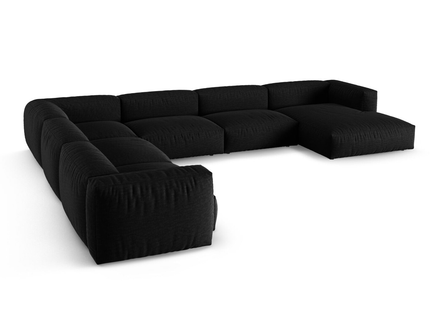 Colțar modular Sorcoro 133 (Boston Black)