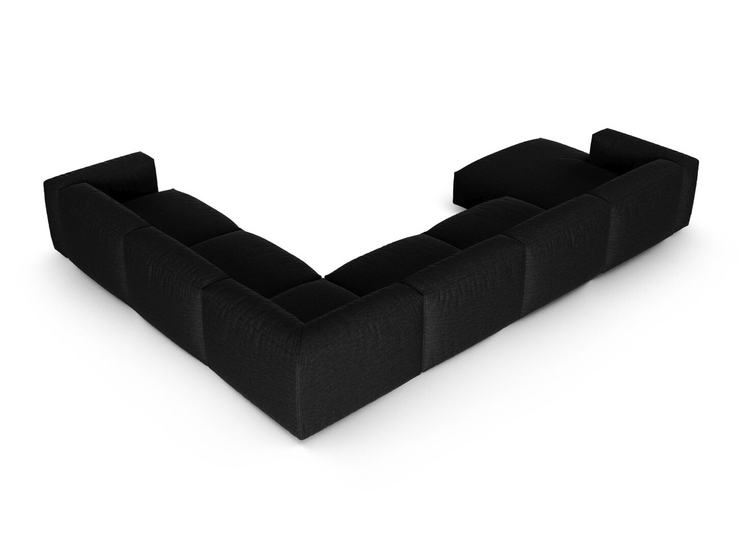 Colțar modular Sorcoro 133 (Boston Black)