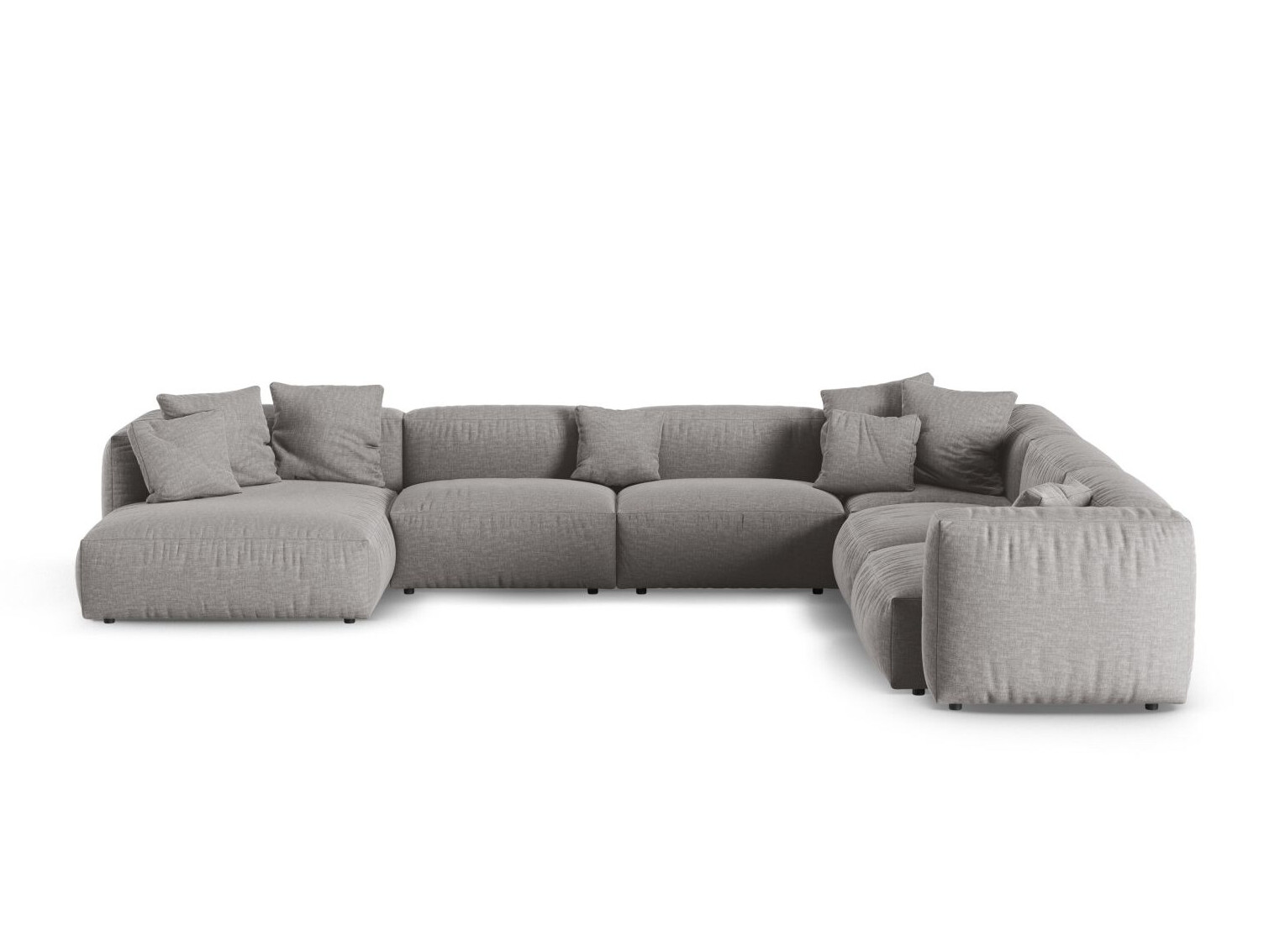 Colțar modular Sorcoro 133 (Boston Light Grey)
