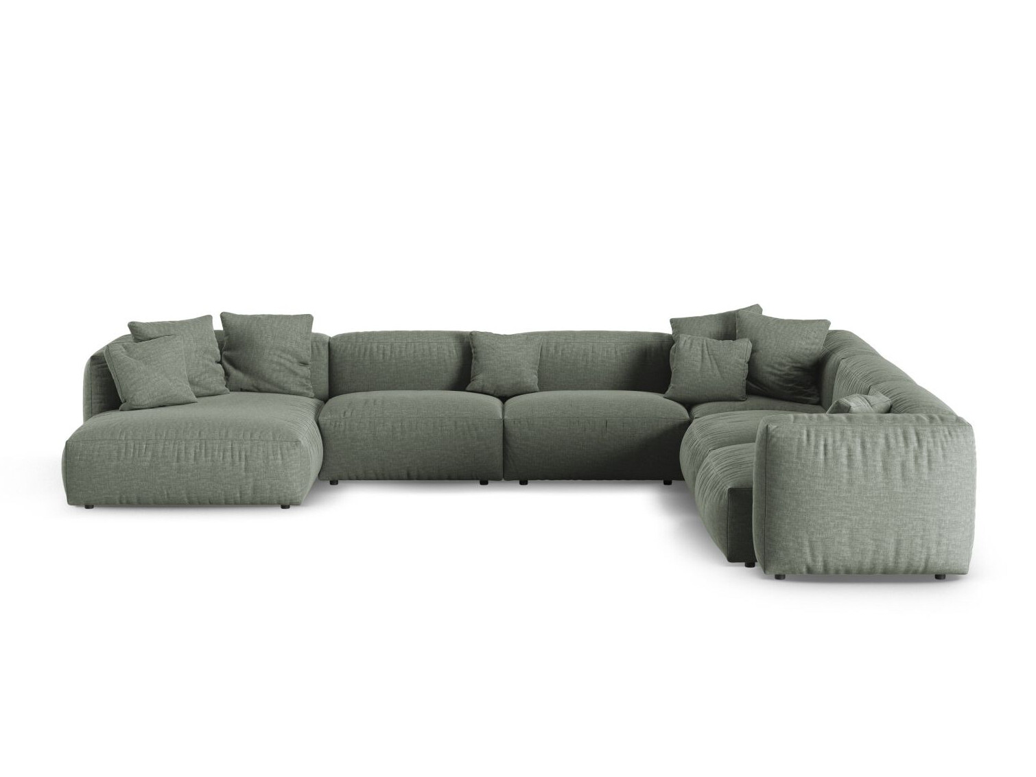 Colțar modular Sorcoro 133 (Boston Water Green)