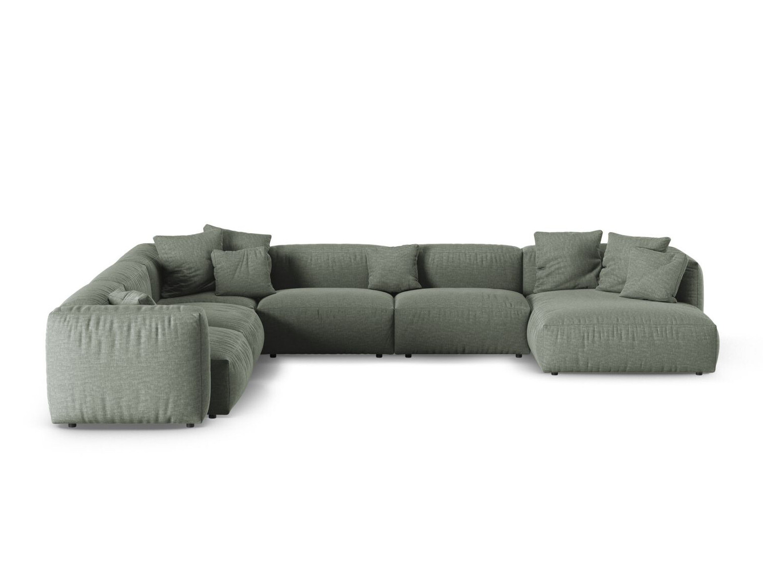 Colțar modular Sorcoro 133 (Boston Water Green)