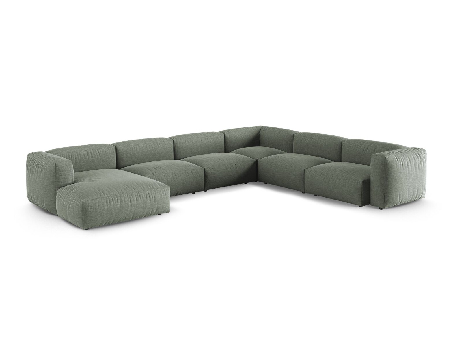 Colțar modular Sorcoro 133 (Boston Water Green)
