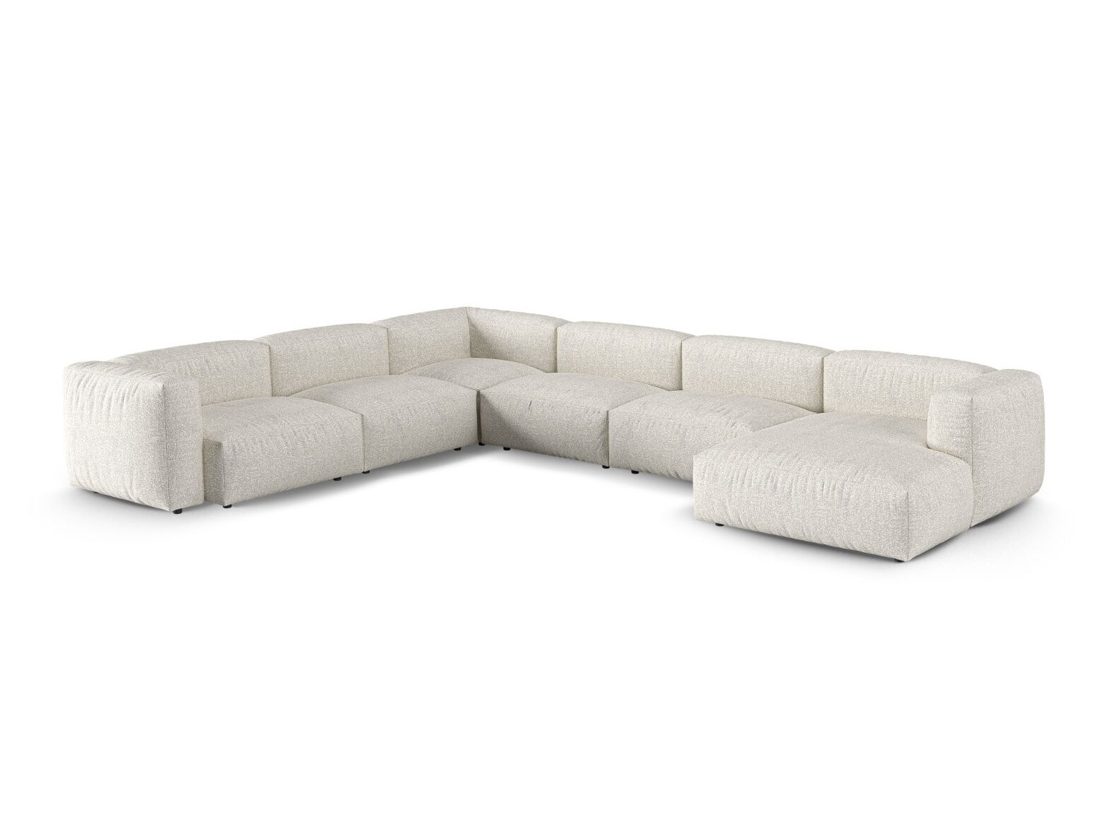 Colțar modular Sorcoro 133 (Monet Pearl)