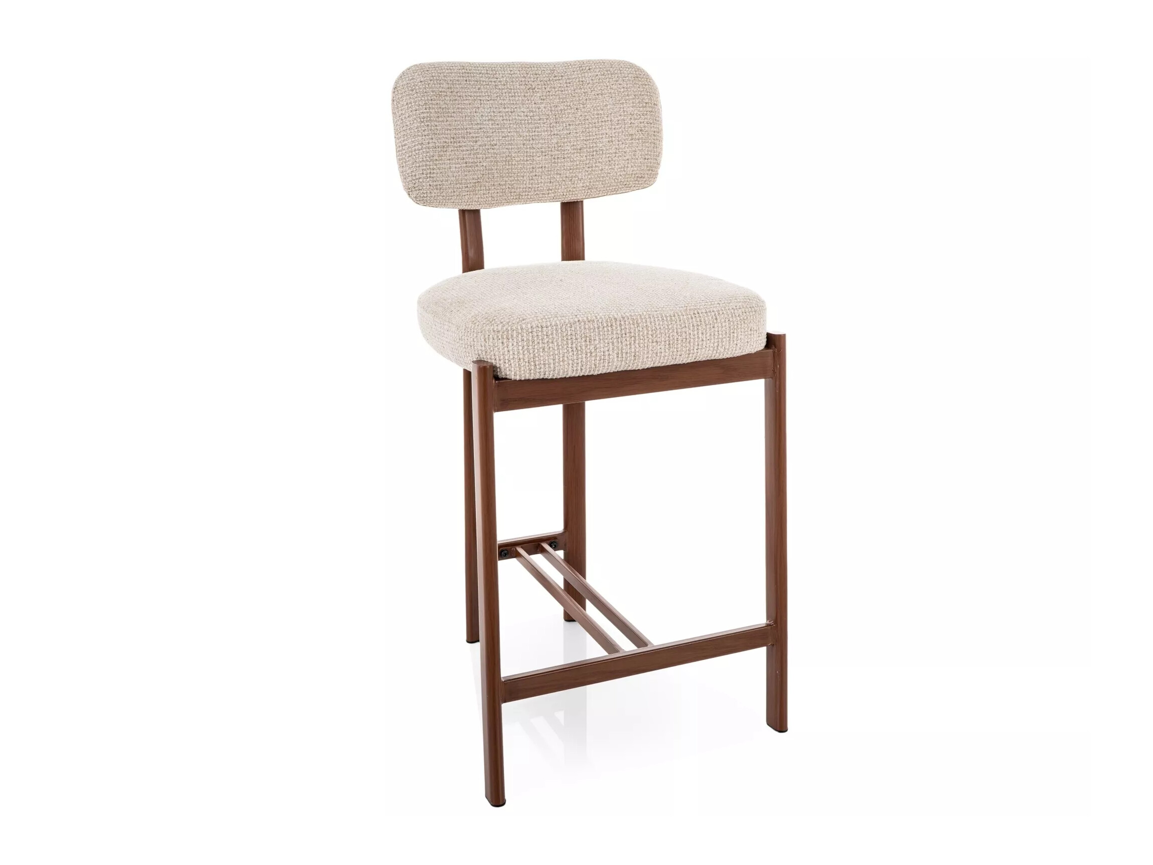 Scaun de bar Detroit 956 (Bej + Nuc)