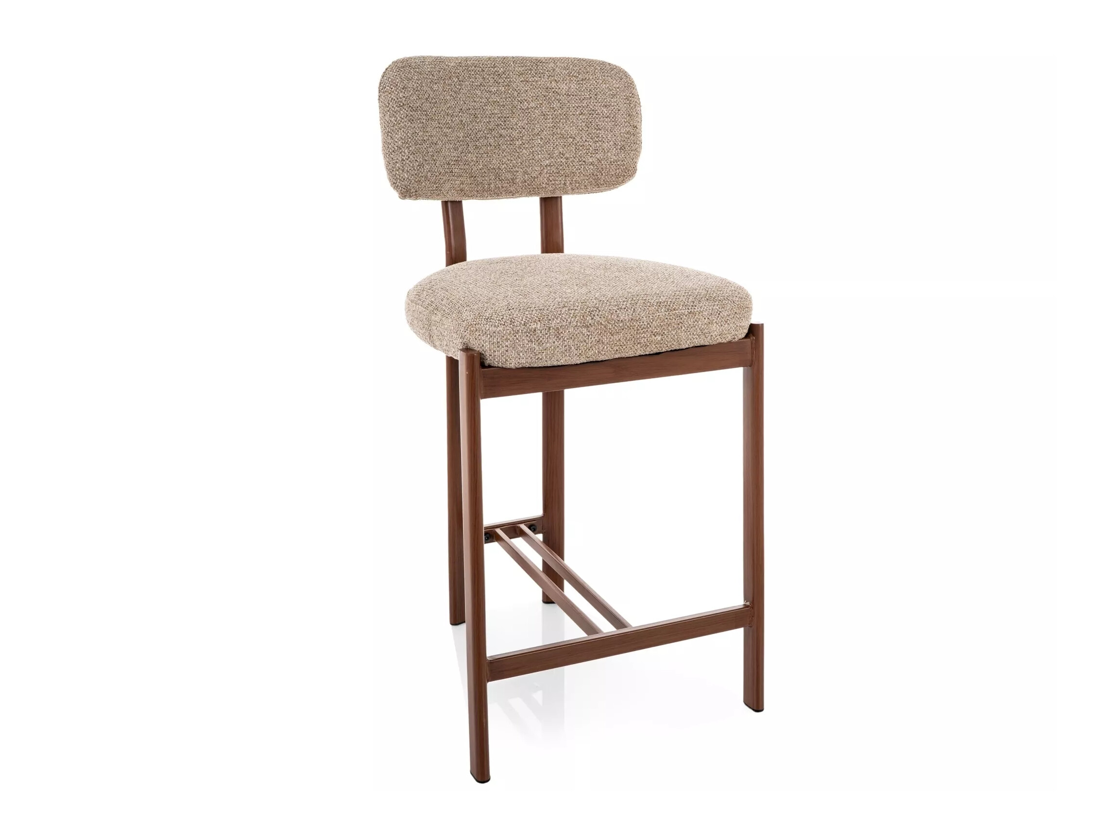 Scaun de bar Detroit 956 (Maro deschis + Nuc)