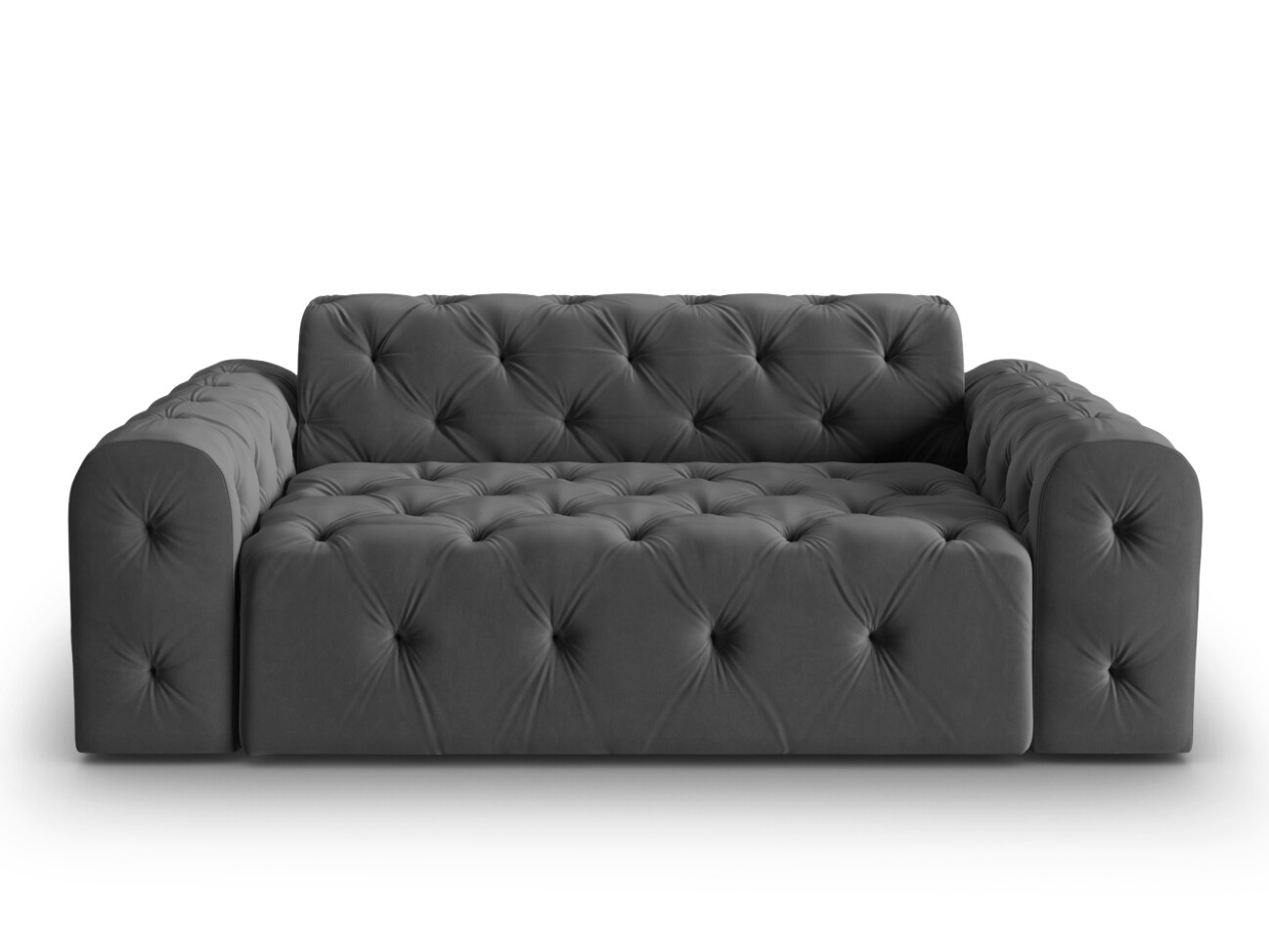 Canapea chesterfield Lartiva 100 (Opera Grafit)