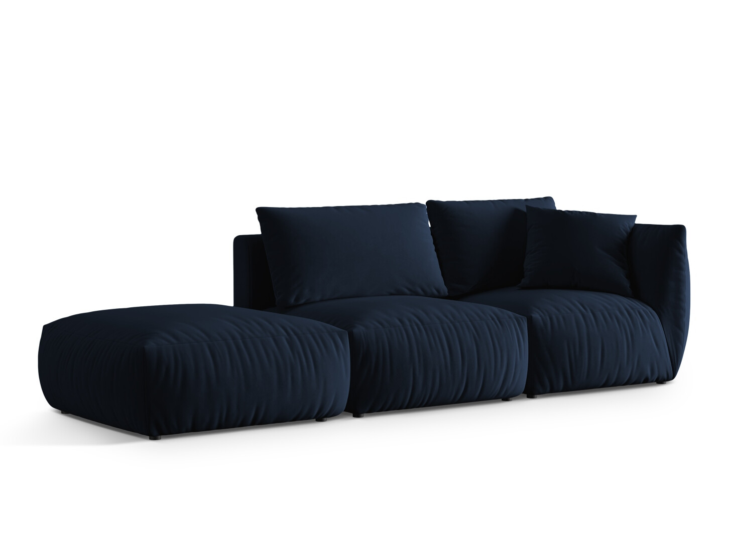 Canapea modulară Ruvmone 105 (Casino Deep Blue)