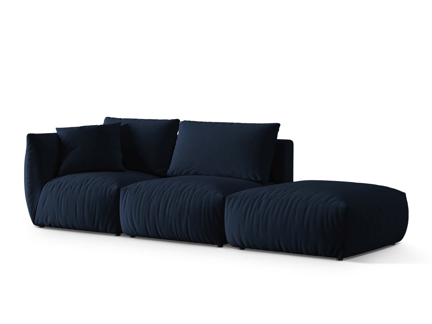Canapea modulară Ruvmone 105 (Casino Deep Blue)