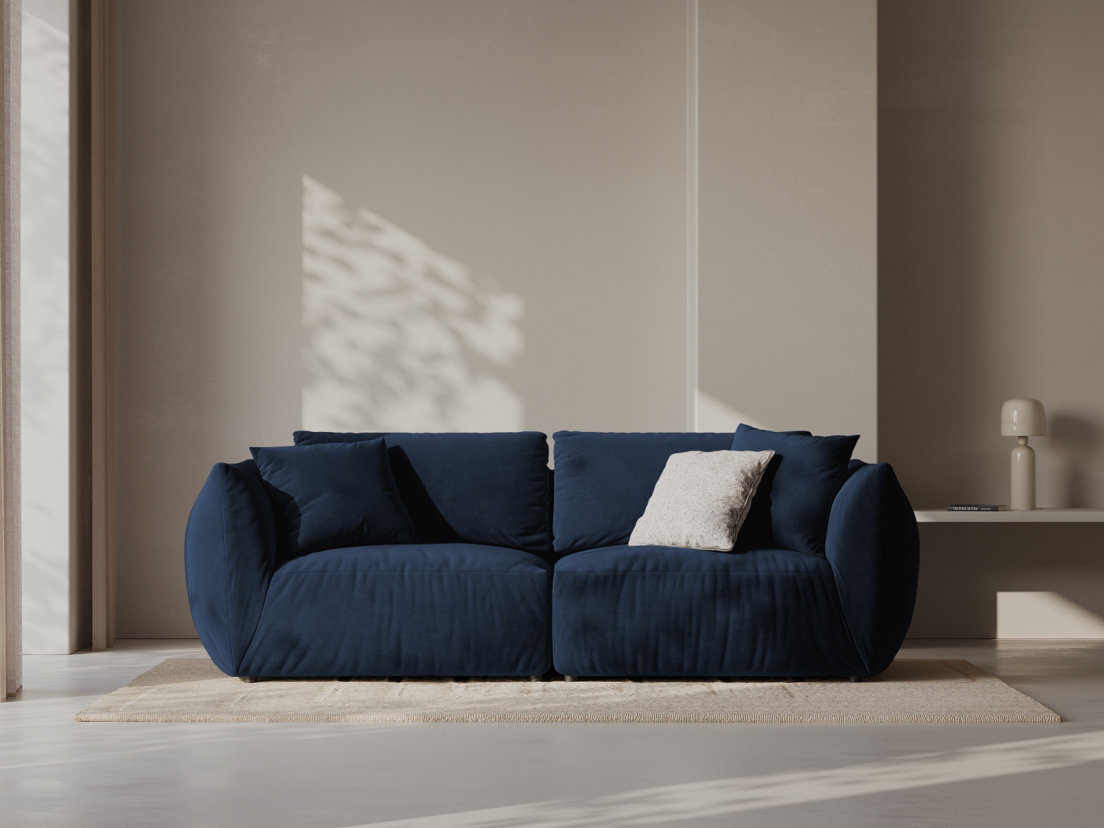 Canapea modulară Ruvmone 106 (Casino Deep Blue)