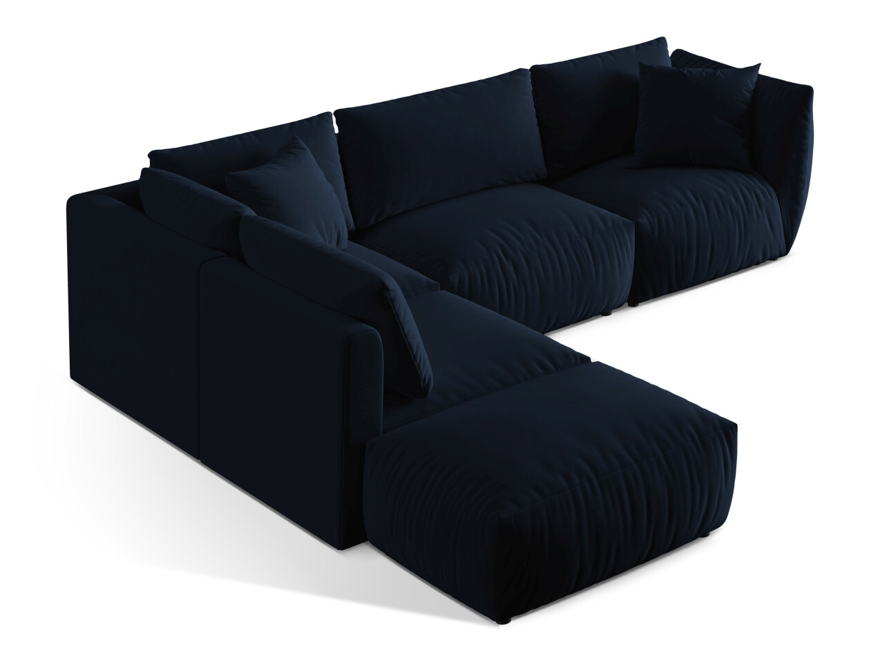Colțar modular Ruvmone 108 (Casino Deep Blue)