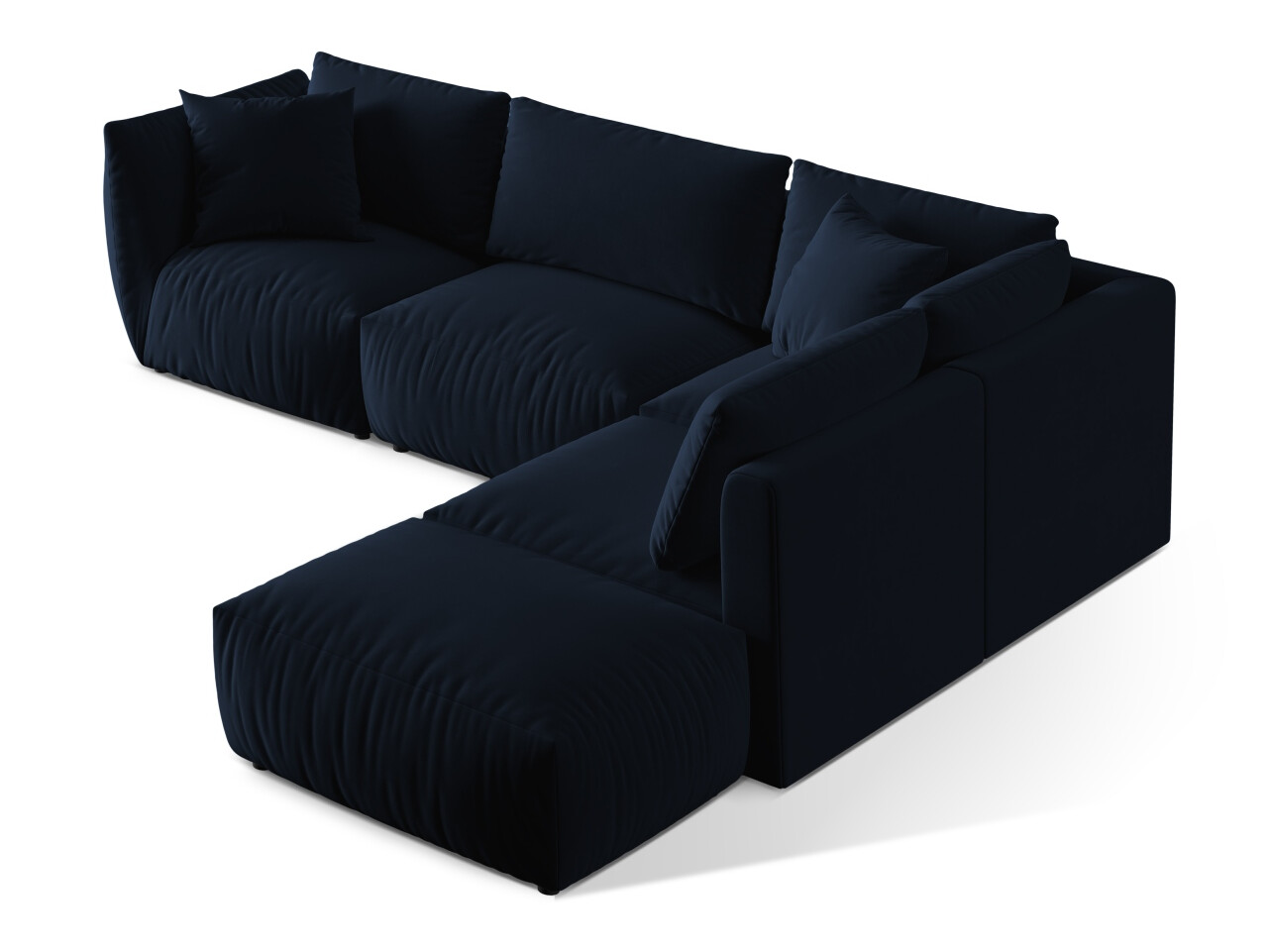 Colțar modular Ruvmone 108 (Casino Deep Blue)