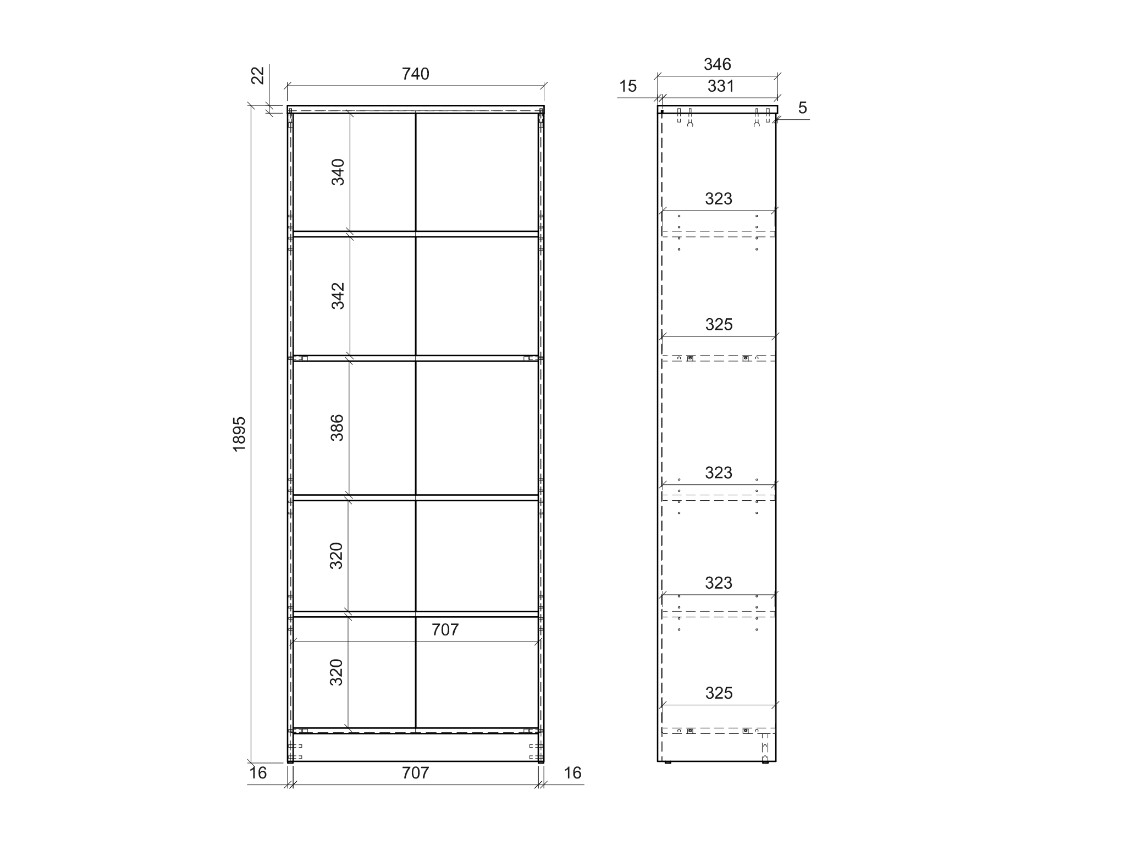 Raft Fiofive 102 (Stejar Sonoma)
