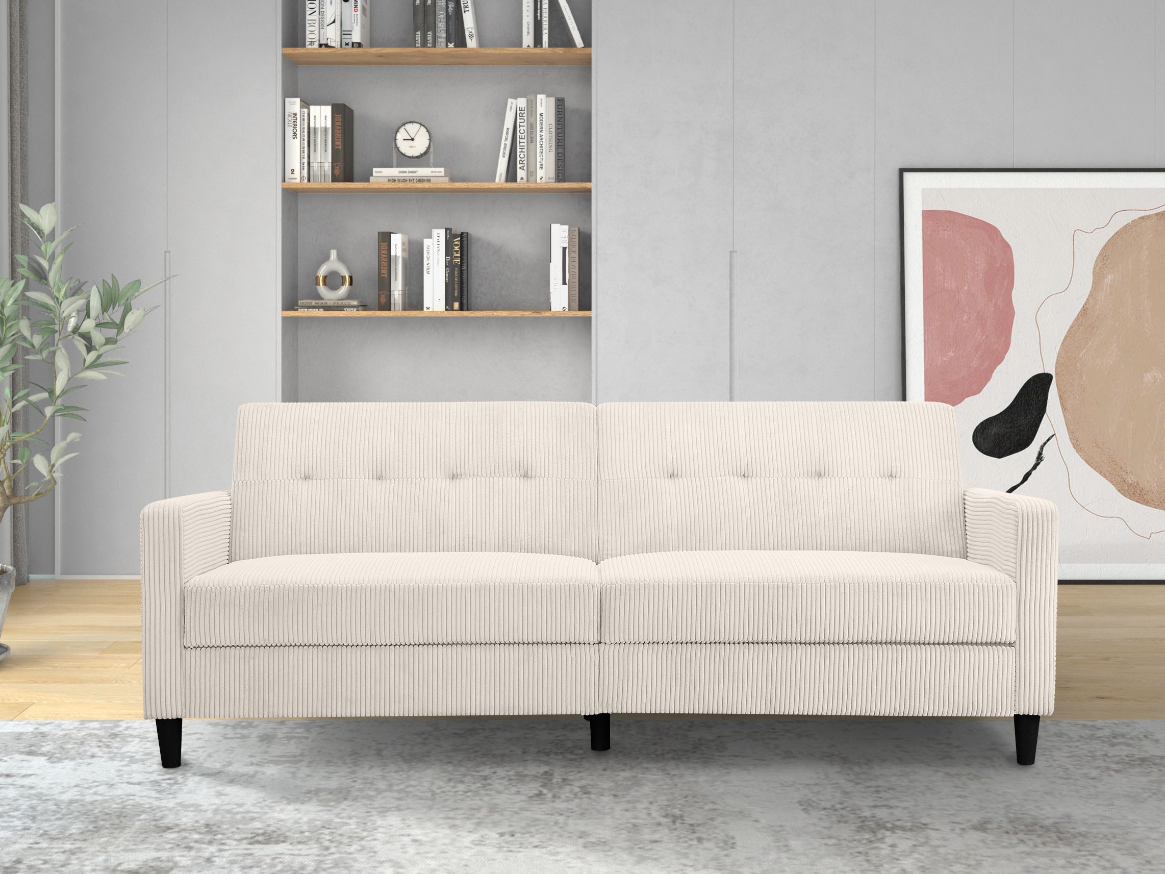 Canapea extensibilă Tulsa 626 (Crem)