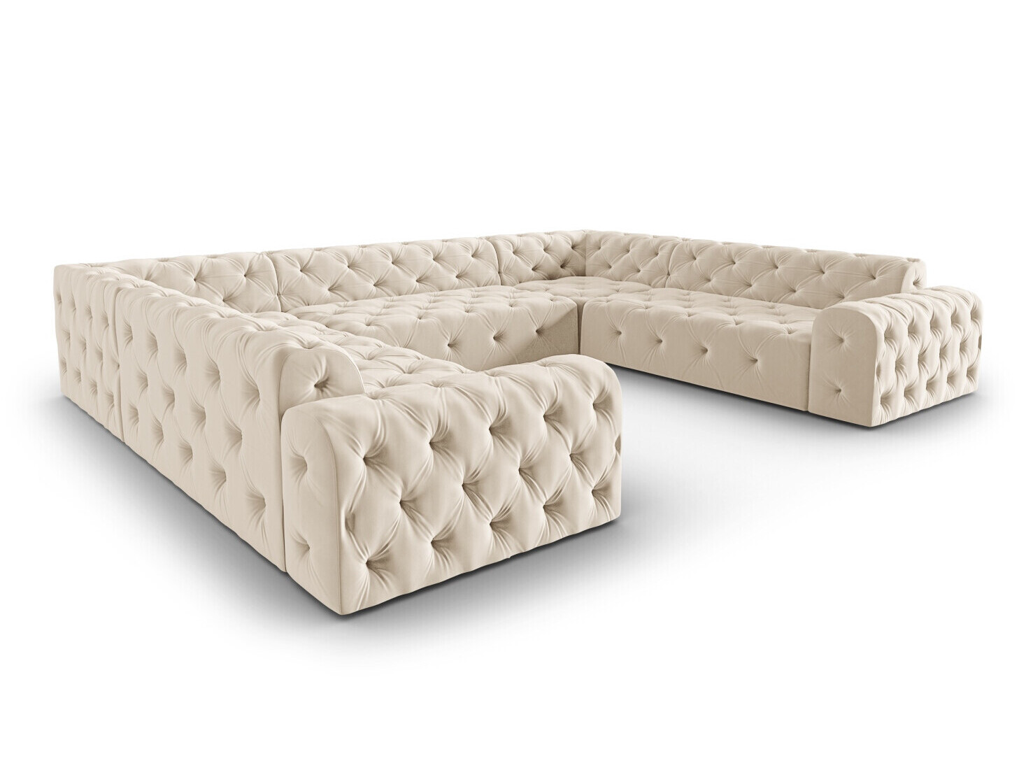 Colțar Chesterfield Beckley 366 (Opera Crem)