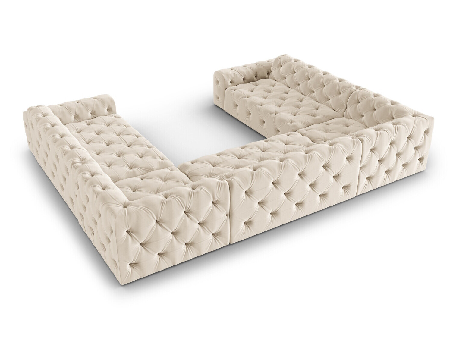 Colțar Chesterfield Beckley 366 (Opera Crem)