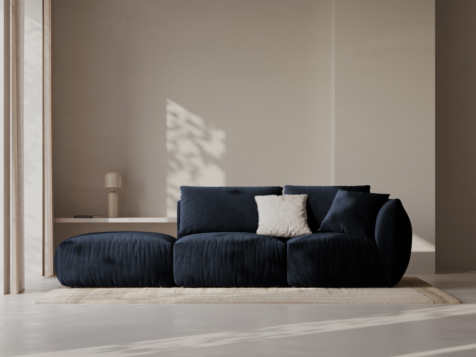 Fotoliu modular Ruvmone 103 (Casino Deep Blue)