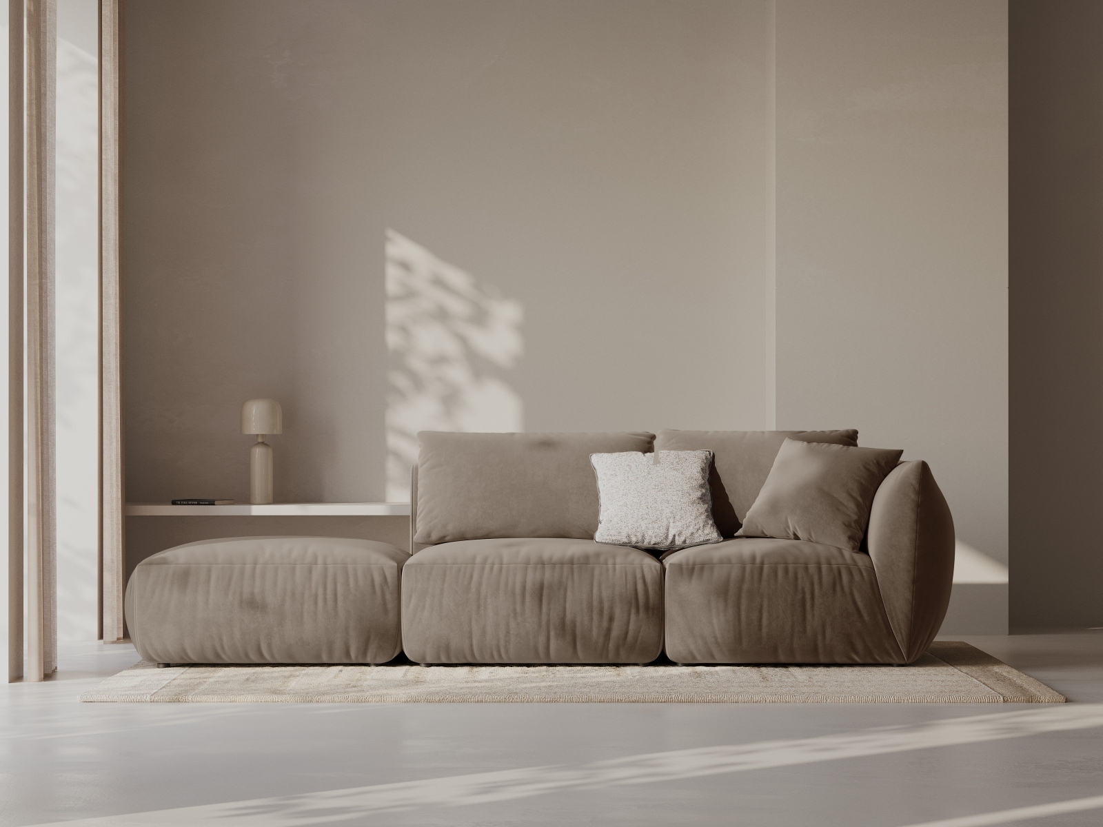 Fotoliu modular Ruvmone 104 (Casino Taupe)