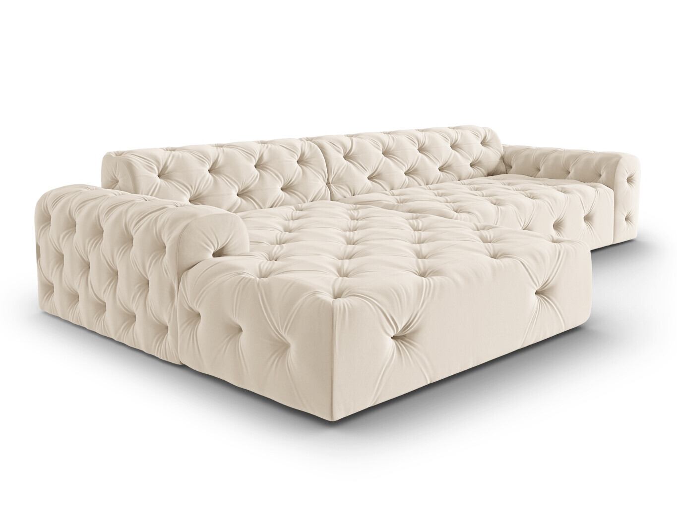 Colțar Chesterfield Beckley 368 (Opera Crem)
